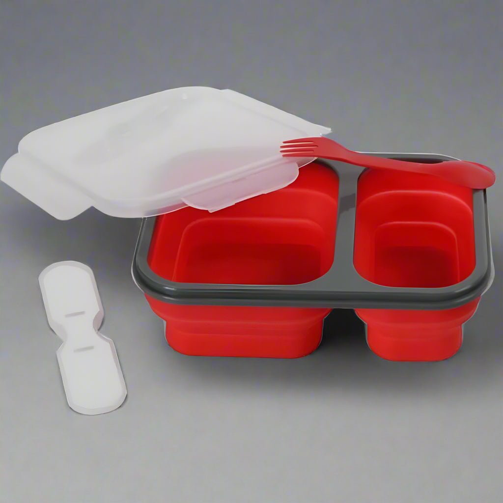 Boite de Conservation Alimentaire - CollapsibleLunchBox™ - Rouge - NAUMADE