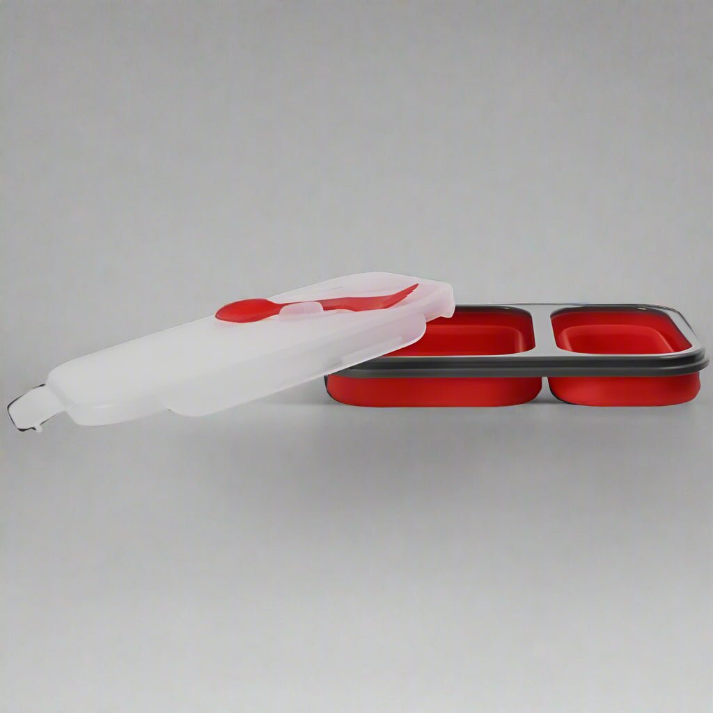 Boite de Conservation Alimentaire - CollapsibleLunchBox™ - Rouge - NAUMADE