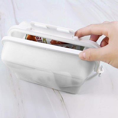 Boite conservation alimentaire - NewSiliconeLunchBox™ - Blanc - NAUMADE