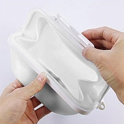Boite conservation alimentaire - NewSiliconeLunchBox™ - Blanc - NAUMADE