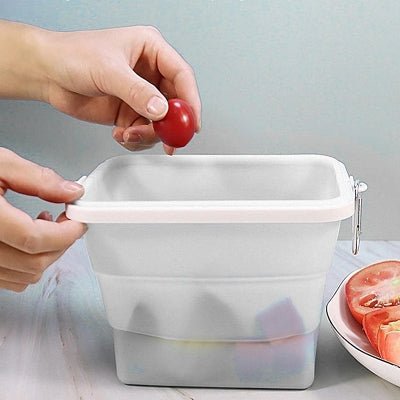 Boite conservation alimentaire - NewSiliconeLunchBox™ - Blanc - NAUMADE