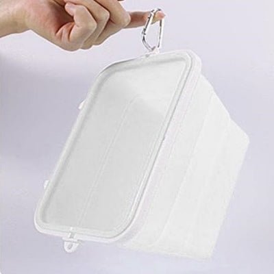 Boite conservation alimentaire - NewSiliconeLunchBox™ - Blanc - NAUMADE