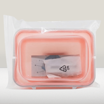 Boite conservation alimentaire - NewSiliconeLunchBox™ - Rose - NAUMADE