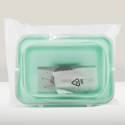 Boite conservation alimentaire - NewSiliconeLunchBox™ - Vert - NAUMADE