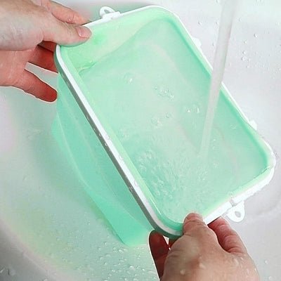 Boite conservation alimentaire - NewSiliconeLunchBox™ - Vert - NAUMADE
