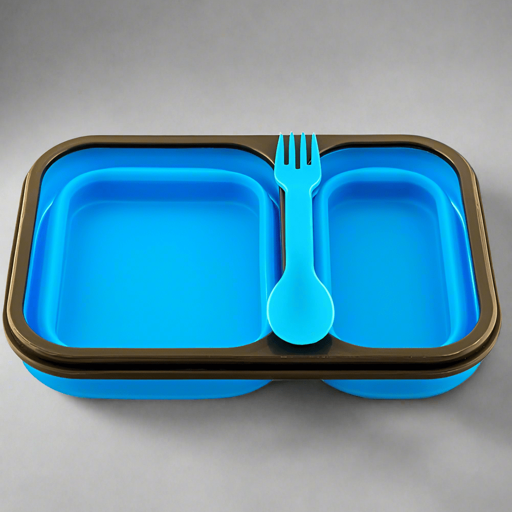 Boite de Conservation Alimentaire - CollapsibleLunchBox™ - Bleu - NAUMADE