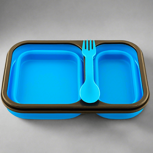 Boite de Conservation Alimentaire - CollapsibleLunchBox™ - Bleu - NAUMADE