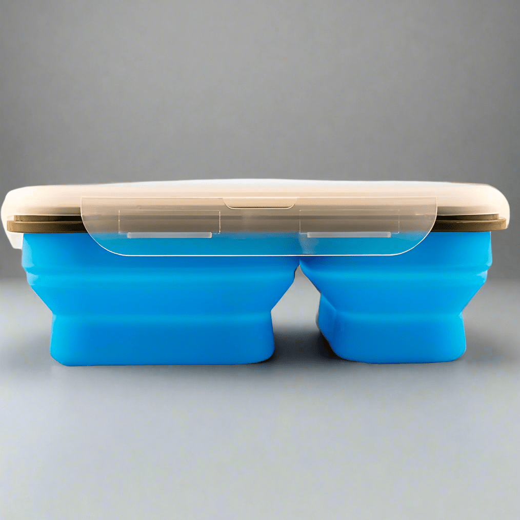 Boite de Conservation Alimentaire - CollapsibleLunchBox™ - Bleu - NAUMADE
