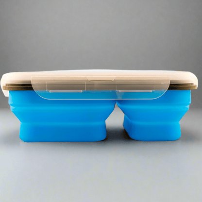 Boite de Conservation Alimentaire - CollapsibleLunchBox™ - Bleu - NAUMADE