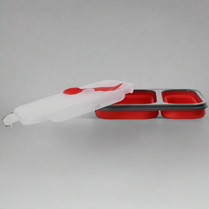 Boite de Conservation Alimentaire - CollapsibleLunchBox™ - Rouge - NAUMADE
