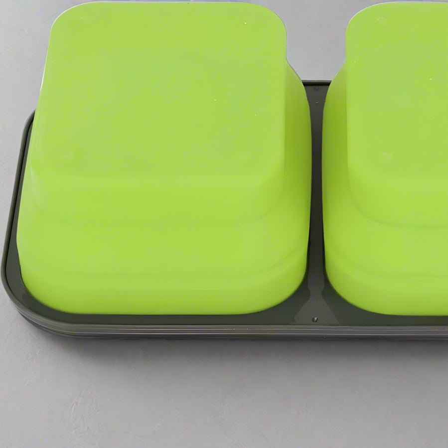 Boite de Conservation Alimentaire - CollapsibleLunchBox™ - Vert - NAUMADE