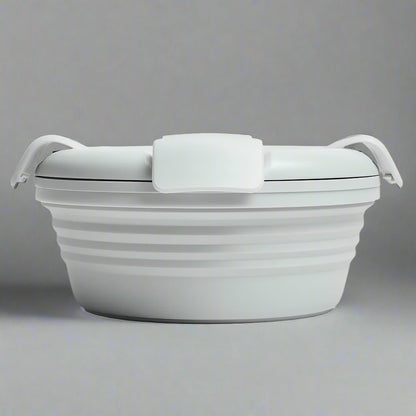 Boite de Conservation Alimentaire - SiliconeFoldingBox™ - Gris Nordique - NAUMADE
