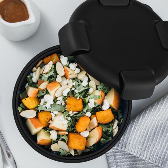 Boite de Conservation Alimentaire - SiliconeFoldingBox™ - Noir - NAUMADE