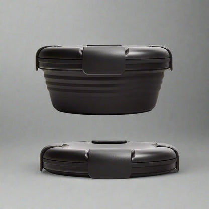 Boite de Conservation Alimentaire - SiliconeFoldingBox™ - Noir - NAUMADE