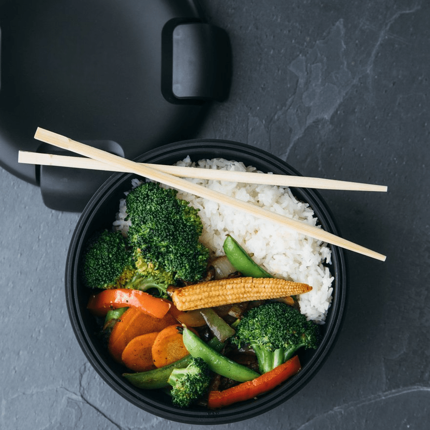 Boite de Conservation Alimentaire - SiliconeFoldingBox™ - Noir - NAUMADE