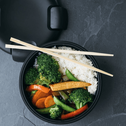 Boite de Conservation Alimentaire - SiliconeFoldingBox™ - Noir - NAUMADE