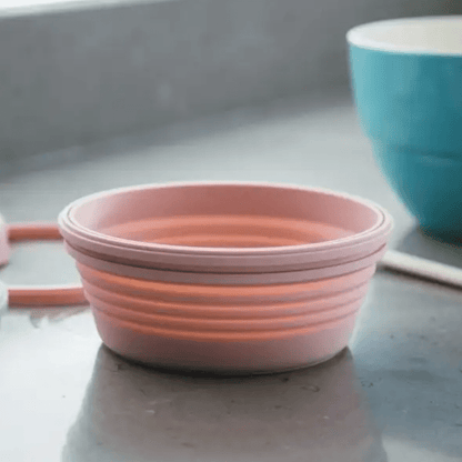 Boite de Conservation Alimentaire - SiliconeFoldingBox™ - Rose Nordique - NAUMADE